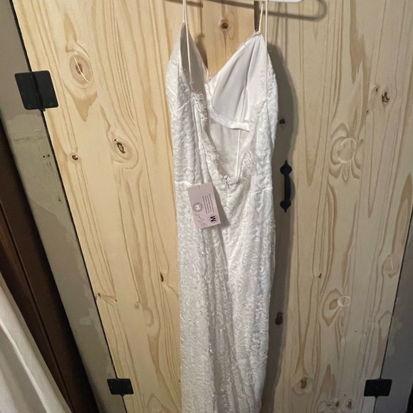 Gorgeous floor length, sexy lace wedding/ lingerie dress - Picture 2 of 3